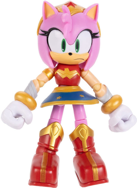 Jakks sonic dc 13 cm figuur amy - wonder woman