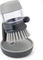 Joseph joseph palm scrub afwasborstel met zeepreservoir houder - grijs