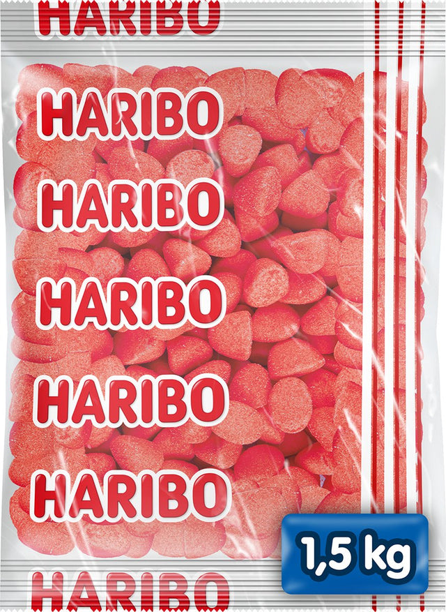 Haribo primaveren - snoep schuim aardbeiensmaak - 1,5kg