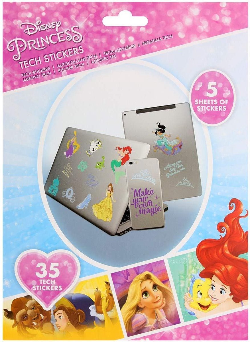 Disney stickerset - princess - 5 vellen