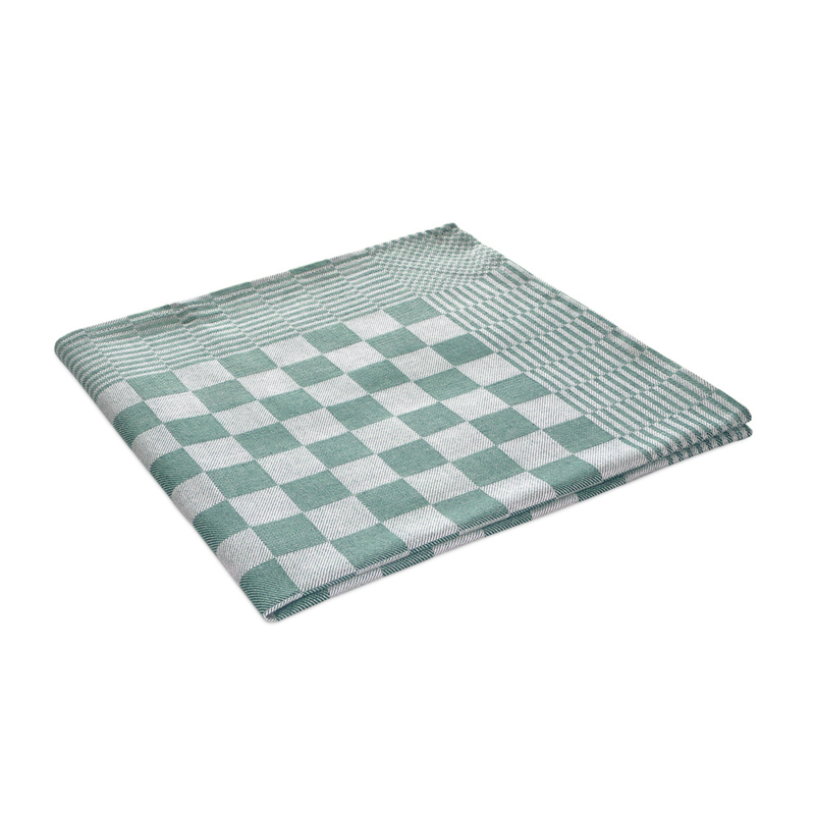 Byrklund by francesco theedoek 100% katoen luxe 60x65cm - groen