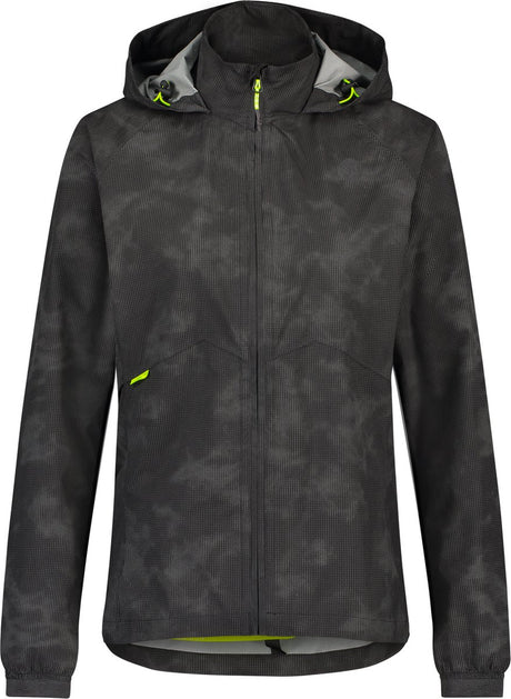 Agu commuter reflection - regenjas - dames - waterdichte fietsjas - reflecterend - poray 10.000 - met ventilatie - zwart - m