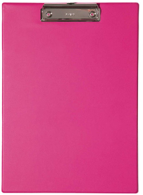 Maul klembord a4 staand formaat karton folie pink