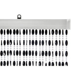 Wicotex vliegengordijn charlotte 90x220cm zwart 100% pvc