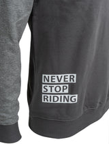Contec sweatshirt never stop riding ct swaetshirt never stop riding size m