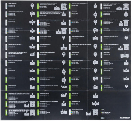 Contec poster disc stop+ ct workshop poster disc brake pads