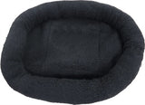 Basket imitation sheep wool black