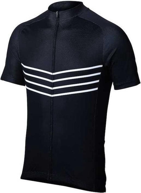 Bbb cycling fietsshirt heren korte mouw comfortfit - wielershirt heren korte mouw - comfortabel en sneldrogend wielrenshirt heren - zwart - maat s - bbw-250