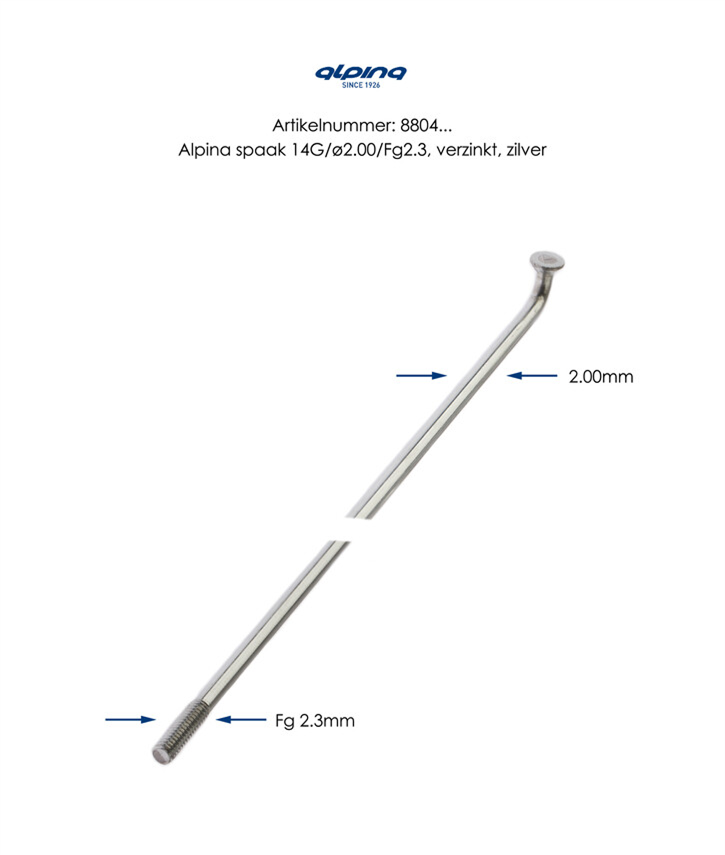 Buzaglo alpina spaak 14x303