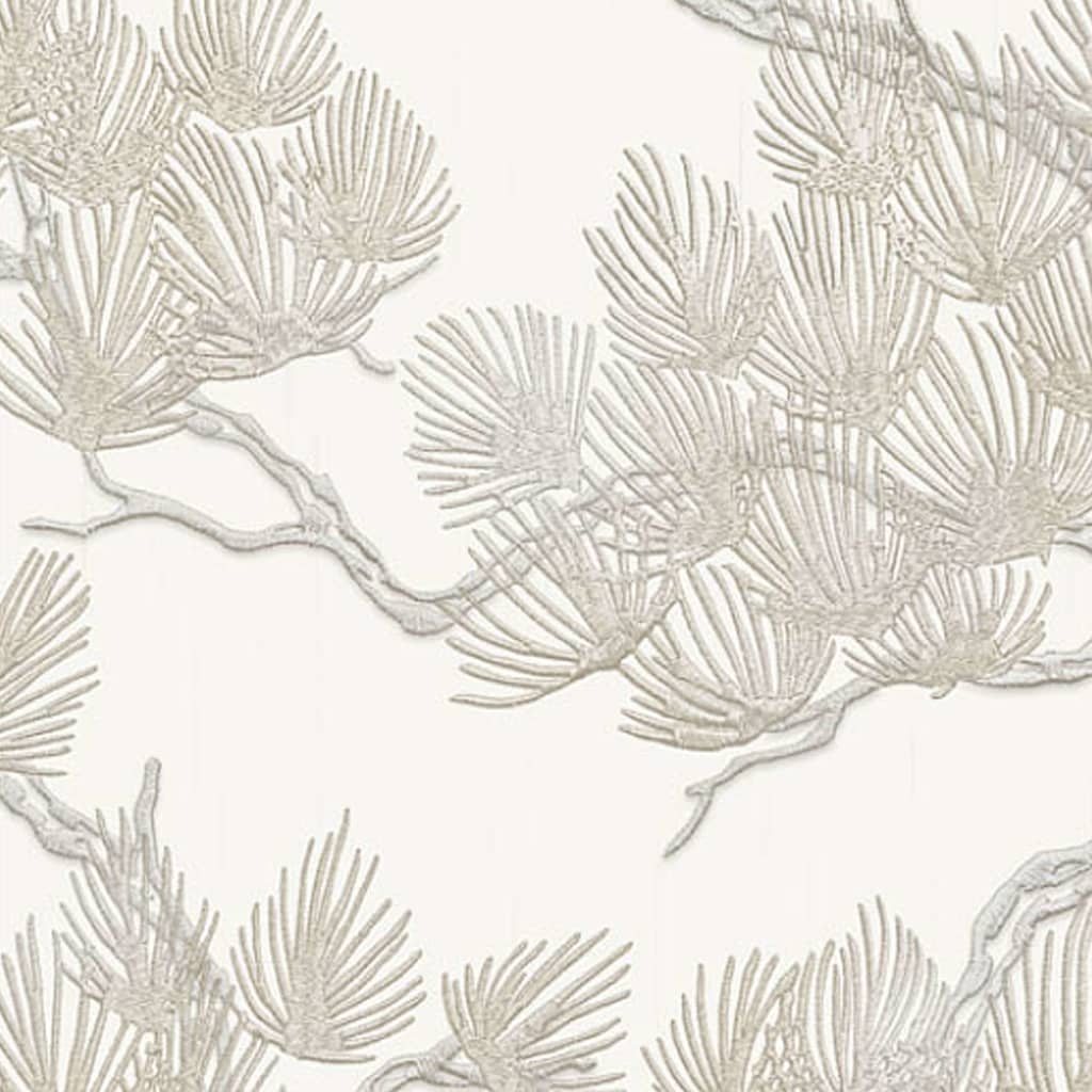 DUTCH WALLCOVERINGS DUTCH WALLCOVERINGS Behang Pine Tree wit