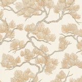 DUTCH WALLCOVERINGS DUTCH WALLCOVERINGS Behang Pine Tree crèmekleurig