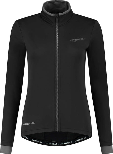 Rogelli essential dames fietsjack - winter - zwart