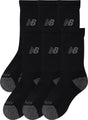 New balance active crew socks 3 pack unisex sportsokken - black