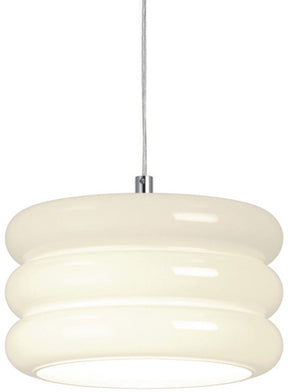 Eglo tortora hanglamp - e27 - ø 20 cm - chroom wit