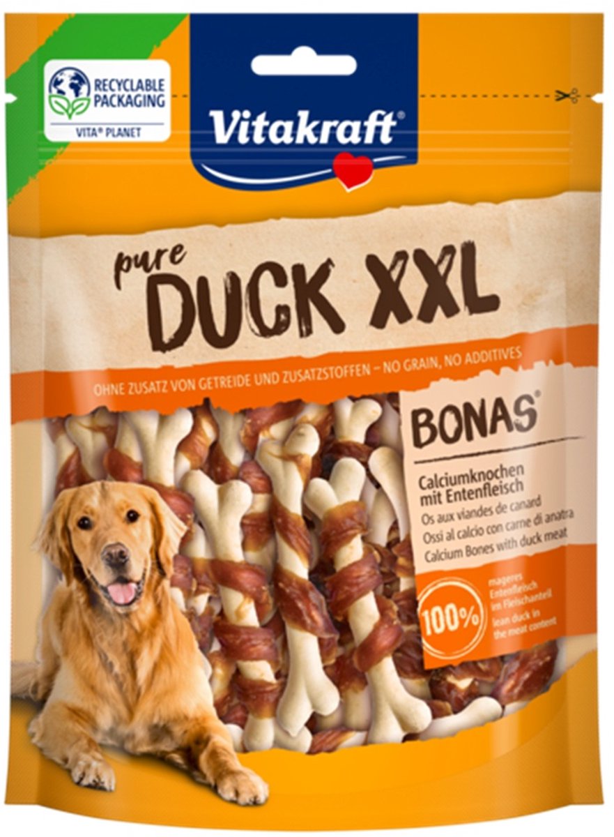 Vitakraft duck xxl bonas hond - hondensnack - 200 gram