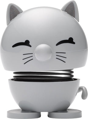Hoptimist cat 5,5 x 5,9 x 7,3 cm lichtgrijs