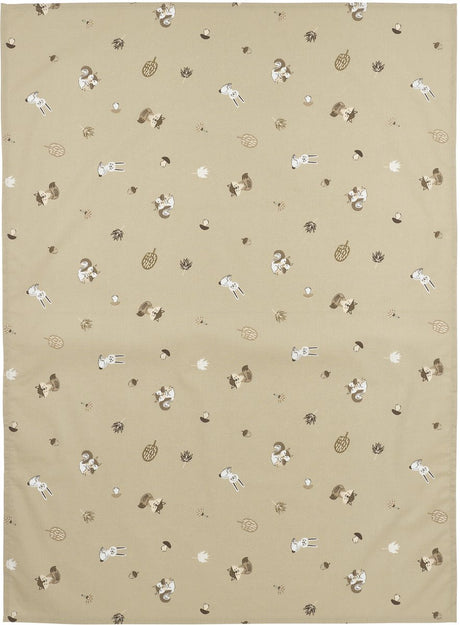 Meyco baby meyco forest animals laken - 100x150 cm - sand