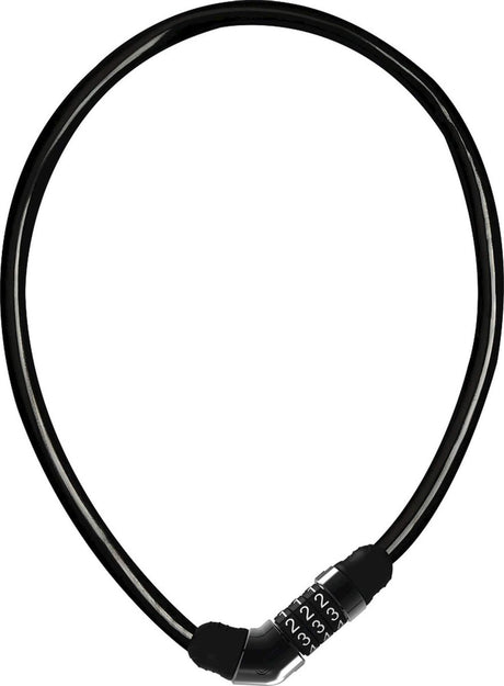 Abus kabelslot 4408c - cijferslot - 65 cm lange stalen kabel met kunststof omhulsel - -security level 2 - rood