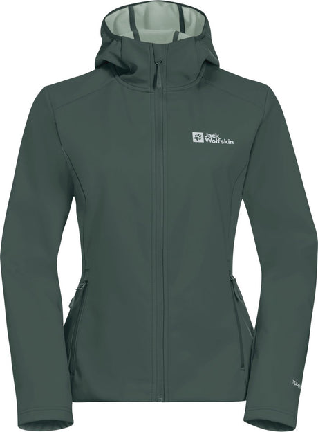 Jack wolfskin bornberg hoody w dames outdoorjas-sago palm