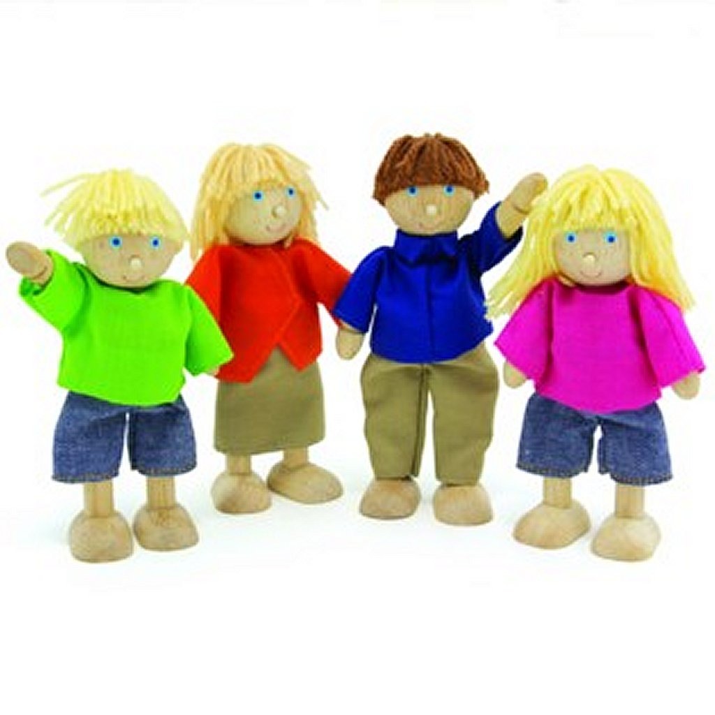 Pintoy Pintoy Poppen Familie Happy voor Poppenhuis