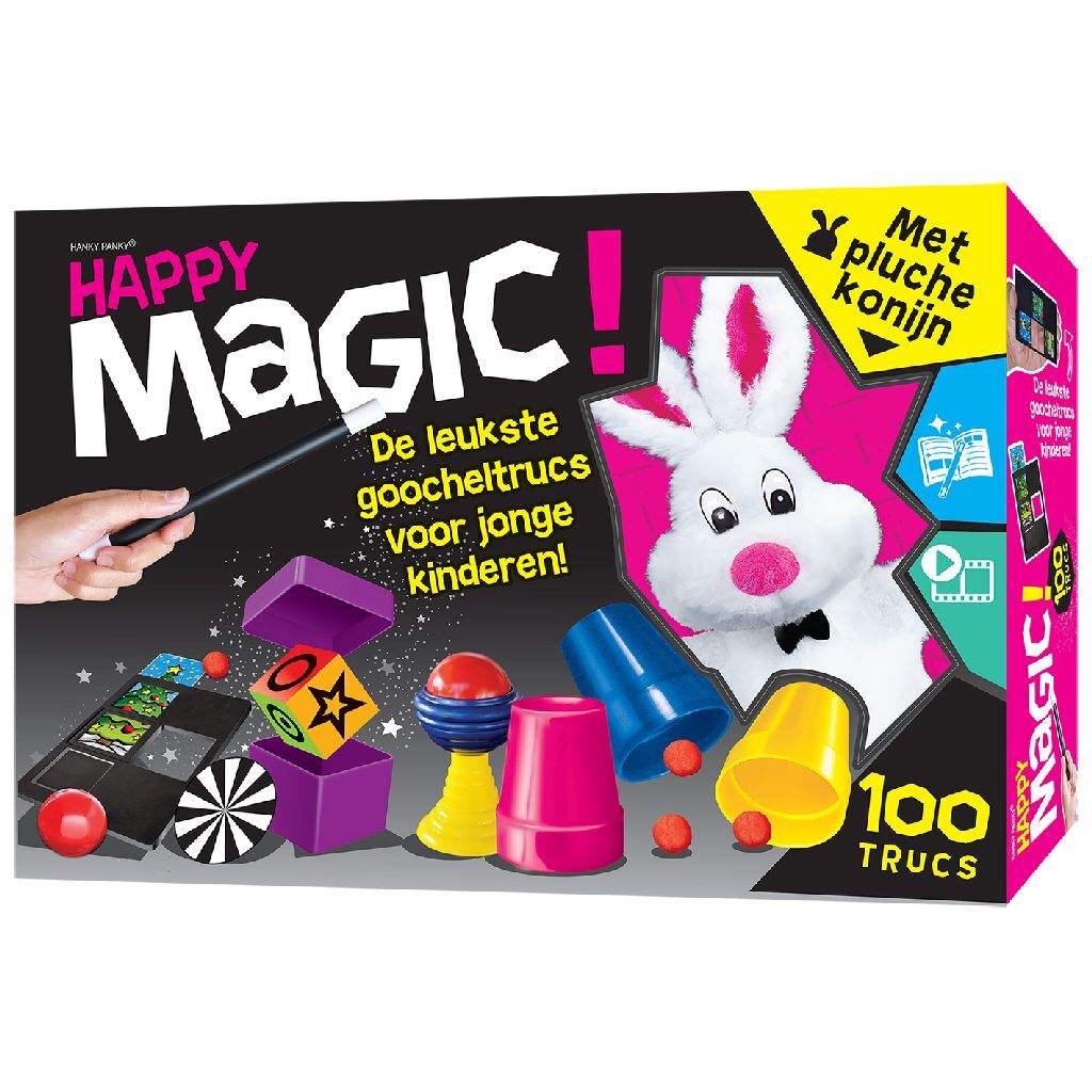 Hanky Panky Toys Happy 100 Trucs + Pluche Konijn