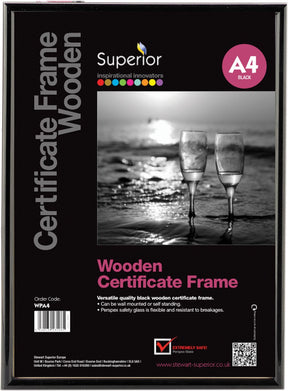 Seco fotolijst - a4 - 21 x 29.7cm - zwart - 11mm frame