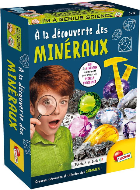 Lisciani - science - a la decouverte des mineraux - fr