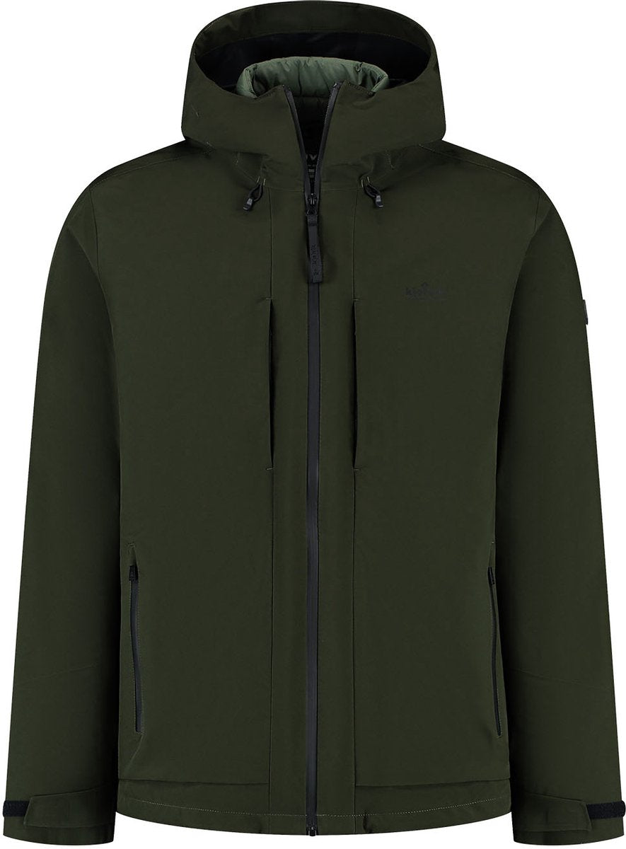 Kjelvik melo heren outdoorjas - groen