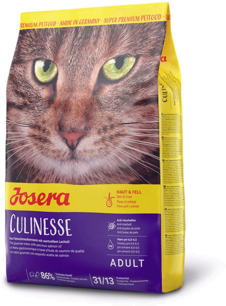 Josera culinesse - kattenvoer - zalm gevogelte - uitgebalanceerde samenstelling - goed verteerbaar - 2 kg