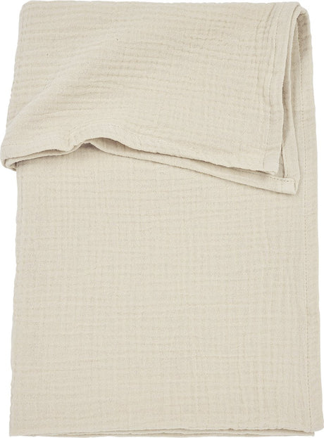 Meyco baby uni ledikant laken - pre-washed hydrofiel - soft sand - 100x150cm - 0.3 tog