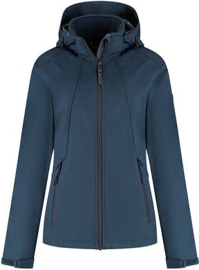 Kjelvik outdoorjas cleo donkerblauw