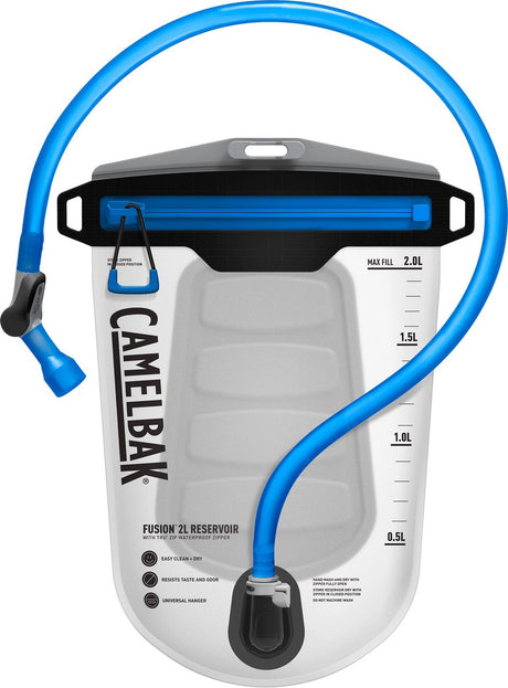 Camelbak fusion reservoir tru zip waterproof zipper - drinksysteem - 2 l - transparant (clear)