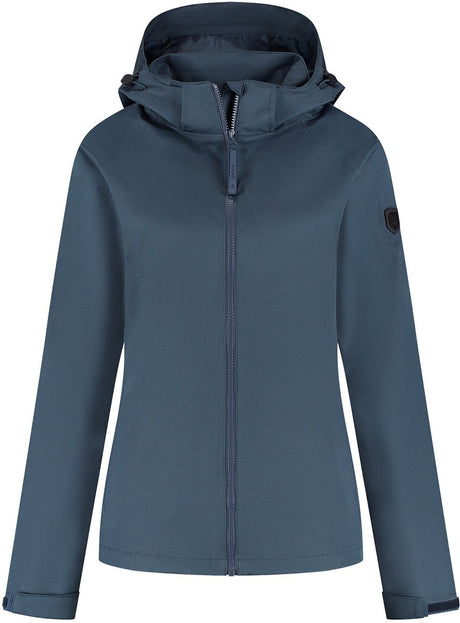 Kjelvik outdoorjas mirte donkerblauw 40