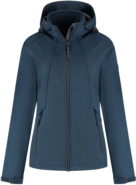 Kjelvik outdoorjas cleo donkerblauw