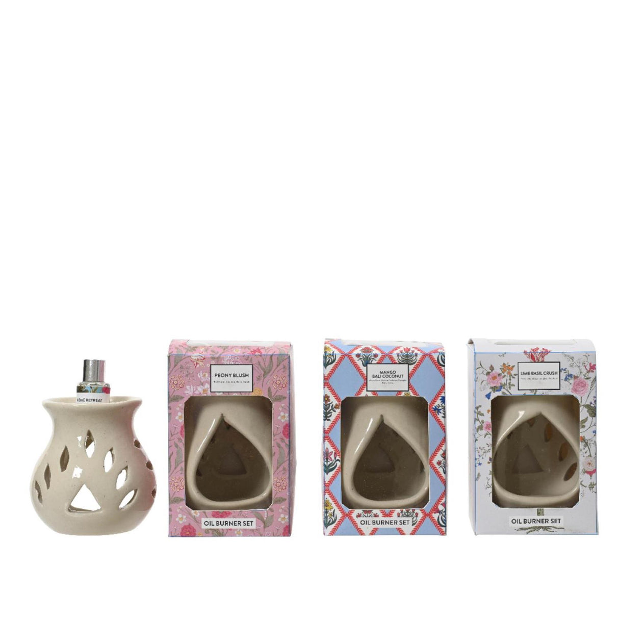 Decoris oliebranderset keramiek 8.8x7.5x13cm