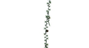 Lariks indy garland w cones 180cm green