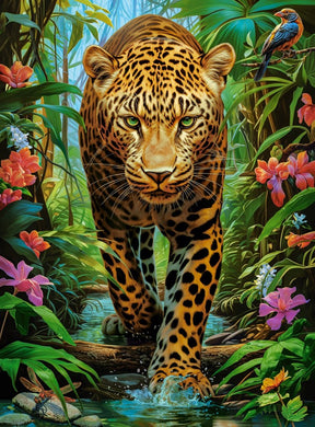 Castorland puzzel leopard in de wildernis - 2000 stukjes legpuzzel.