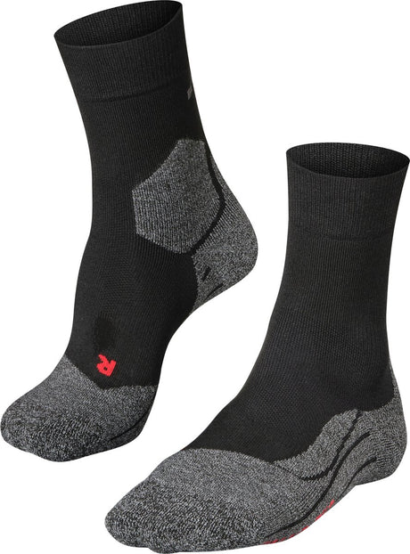 Falke ru3 anti-blaar lyocell functioneel materiaal hardloopsokken heren zwart - maat 42-43