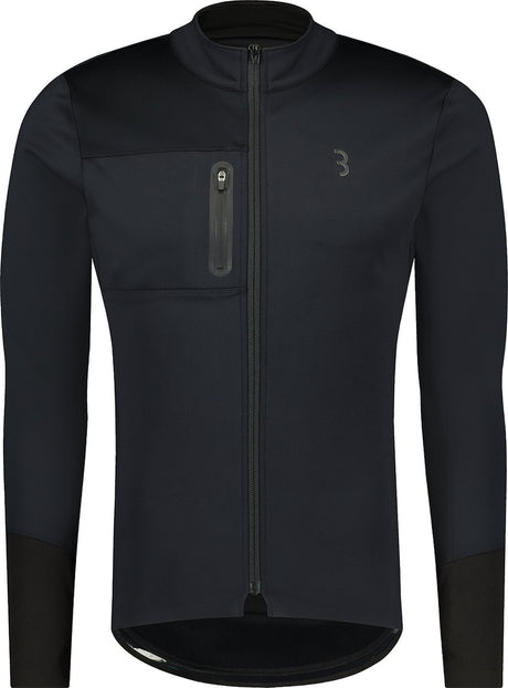 Bbb cycling coldguard fietsjack - winterjas - winddicht en waterafstotend - racefiets kleding - zwart - maat l - bbw-456