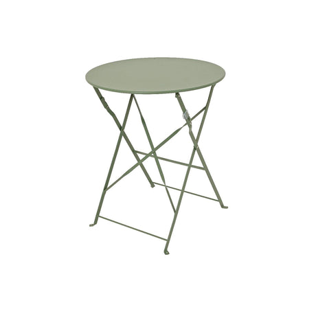 Decoris bistroset groen staal ø60xh71cm