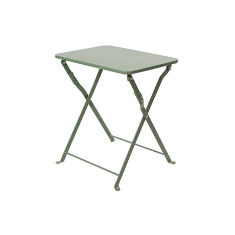 Decoris sidetable groen staal 40x30x45cm