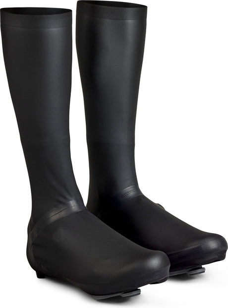 Gripgrab - aquashield high cut wielren racefiets regen overschoenen aero extra hoog - zwart - unisex - maat s (38 39) 38 39