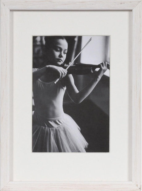 Henzo fotolijst - - viola - fotomaat 13x18 cm - wit