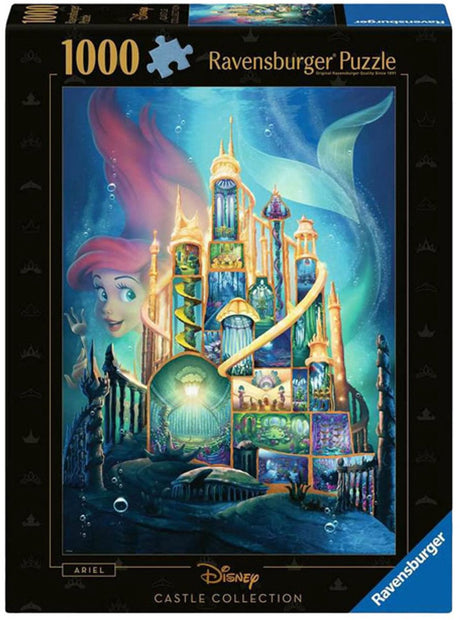 Ravensburger - puzzel ariel - disney kasteel 6 - 1000 stukjes