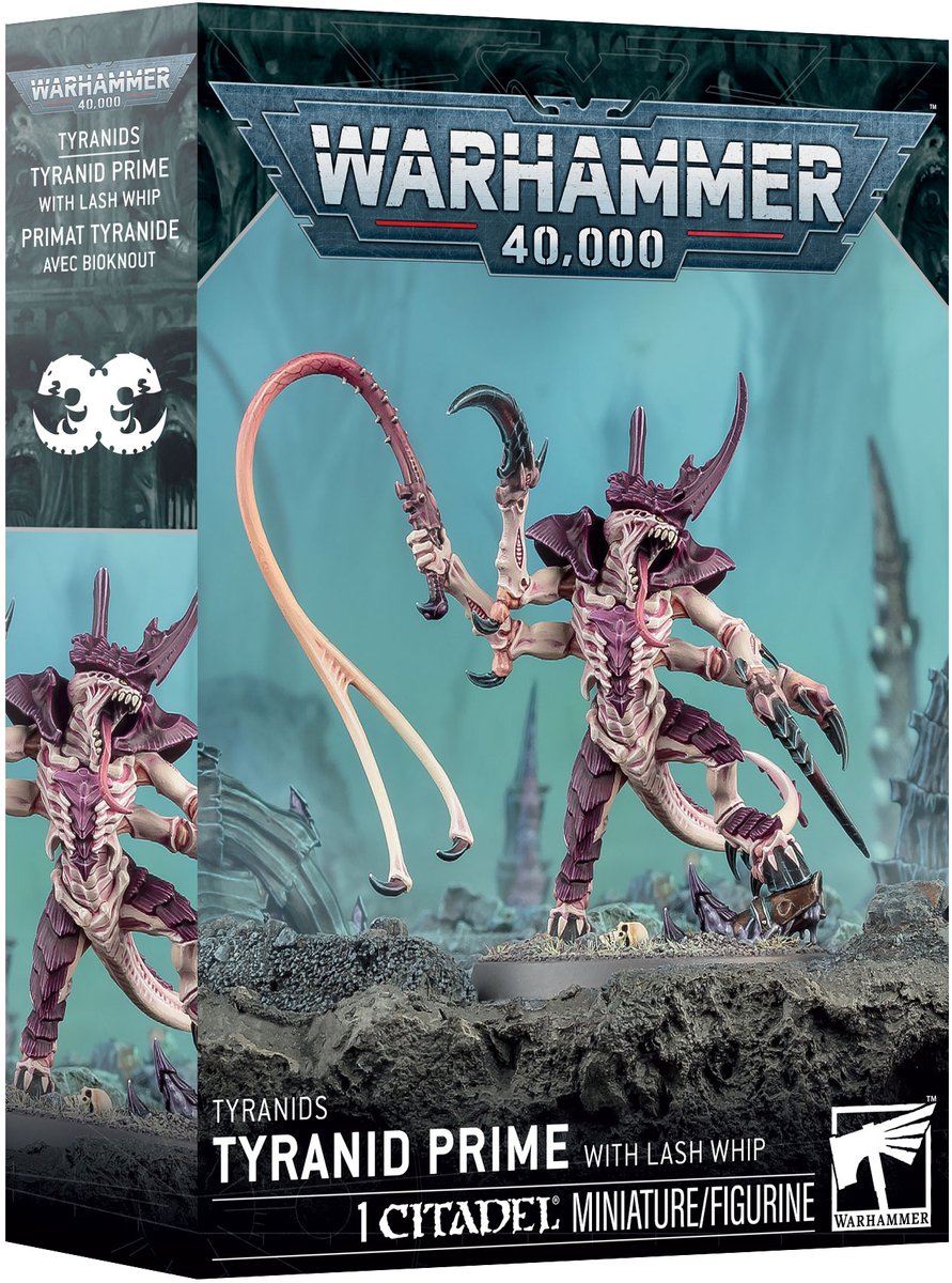 Games workshop tyranids tyranid prime with lash whip