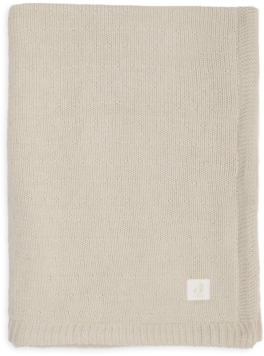 Jollein deken wieg 75x100cm sprinkle knit sand fluffy