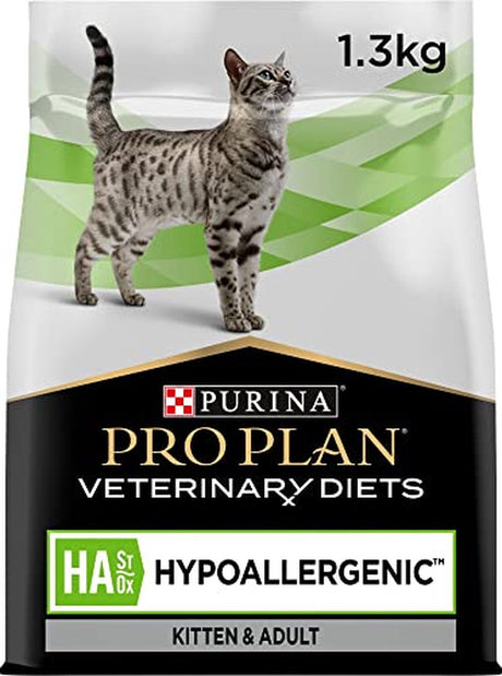 Pro plan veterinary diets feline ha hypoallergenic - kattenvoer - 1.3 kg