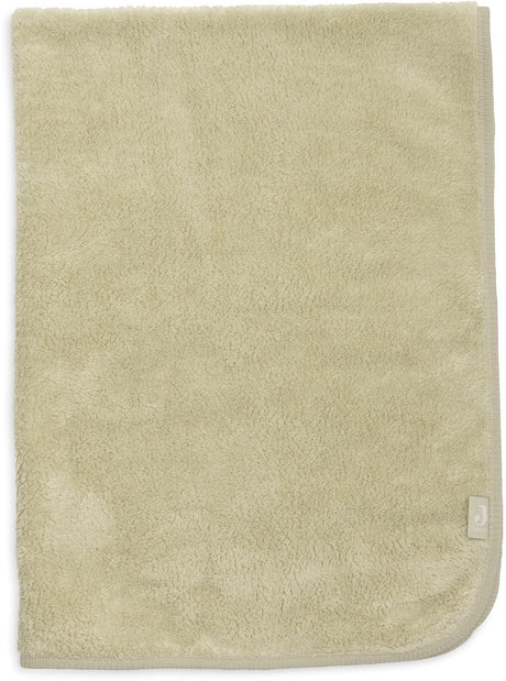 Jollein baby decke kinderbett 100x150cm basic sherpa jersey - soft matcha