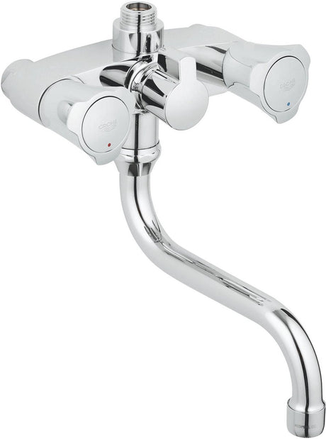 Grohe costa l douchekraan - 12 cm - met omstelling - zonder koppelingen - chroom