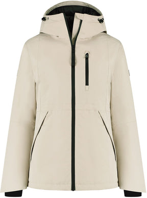 Kjelvik nela dames outdoorjas - zand